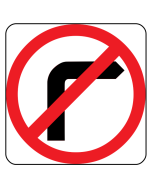 No Right Turn