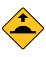 Speed Humps Ahead Sign